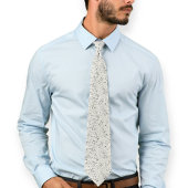Spotted tie, white and black tie, modern wedding ネクタイ