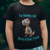 Spotty Dino Dot Day Fun Kids Tシャツ