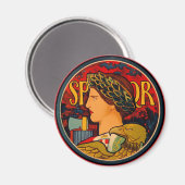 SPQRエンブレムイタリアン マグネット (正面/裏面)