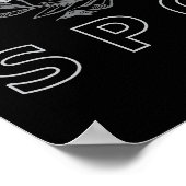 SPQRローマ帝国エンブレム ポスター (角)