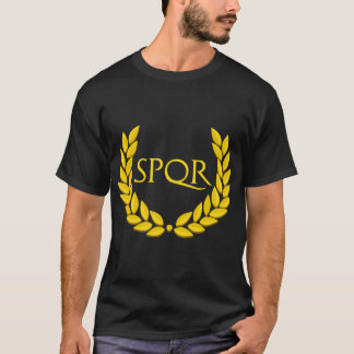 SPQR紫ローマ帝国 Tシャツ
