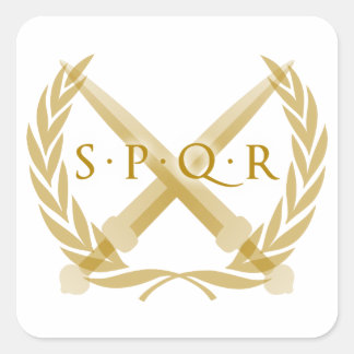 SPQR記号 スクエアシール