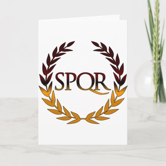 SPQR カード (正面)