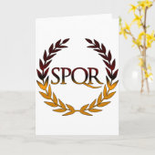 SPQR カード (黄色い花)