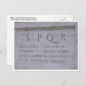 SPQR ポストカード (正面/裏面)