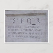 SPQR ポストカード (正面)