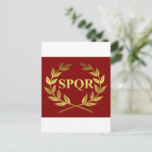 SPQR ポストカード (スタンド正面)