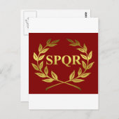 SPQR ポストカード (正面/裏面)