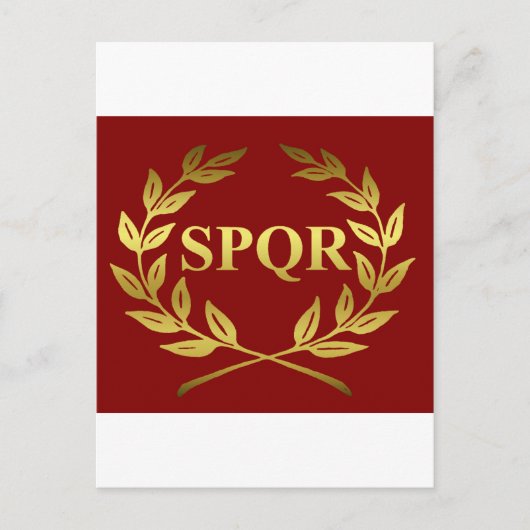 SPQR ポストカード (正面)