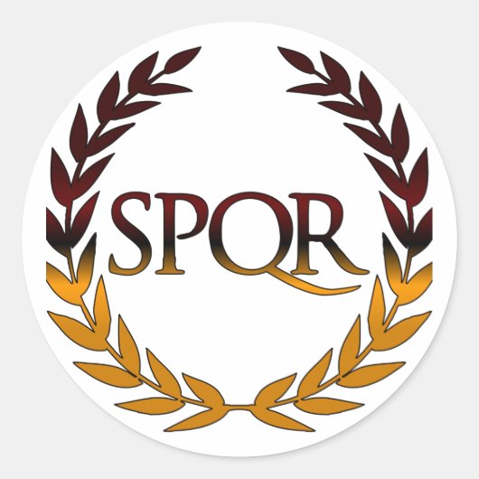 SPQR ラウンドシール (正面)