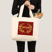 SPQR ラージトートバッグ (正面(商品))