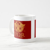 SPQR ローマ帝国イーグルマグ コーヒーマグカップ (正面左)