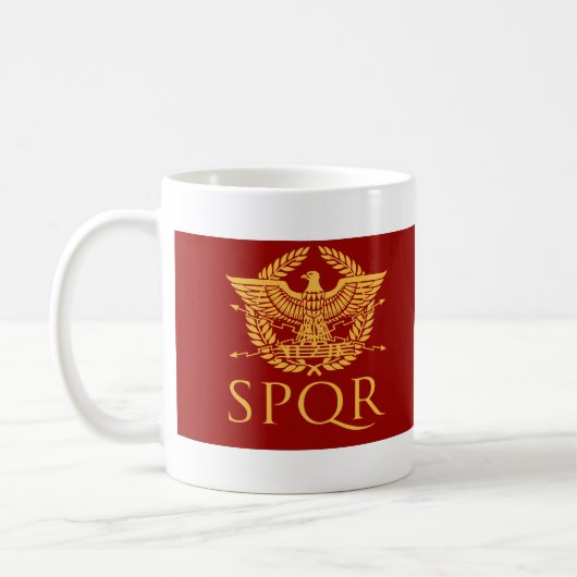 SPQR ローマ帝国イーグルマグ コーヒーマグカップ (左)