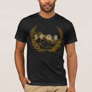 SPQR (暗い) Tシャツ