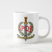 SPQR Gladius - Senatus Populusque Romanus ジャンボコーヒーマグカップ (右)