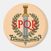  SPQR Gladius - Senatus Populusque Romanus  マグネット (正面)