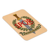  SPQR Gladius - Senatus Populusque Romanus  マグネット (右側)