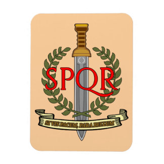  SPQR Gladius - Senatus Populusque Romanus  マグネット