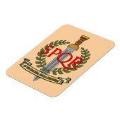  SPQR Gladius - Senatus Populusque Romanus  マグネット (左側)