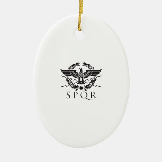 spqr hemblem.ai セラミックオーナメント (正面)