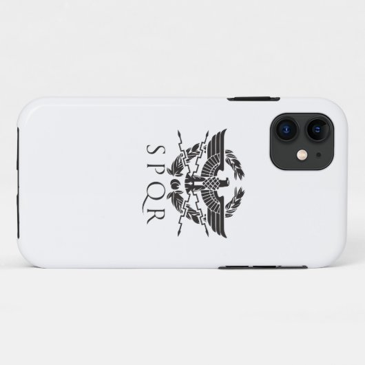 spqr hemblem.ai Case-Mate iPhoneケース (裏面(横))