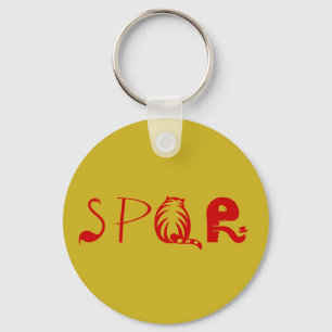 "SPQR" Keychain キーホルダー