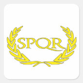 SPQR Roma スクエアシール (正面)