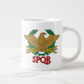 SPQR - Senatus Populusque Romanus ジャンボコーヒーマグカップ (右)