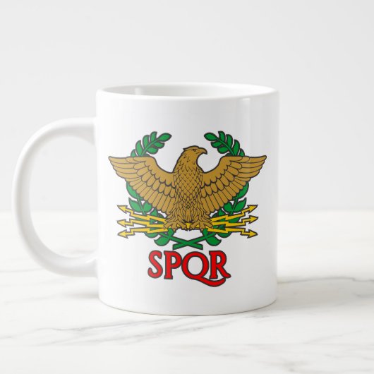 SPQR - Senatus Populusque Romanus ジャンボコーヒーマグカップ (左)