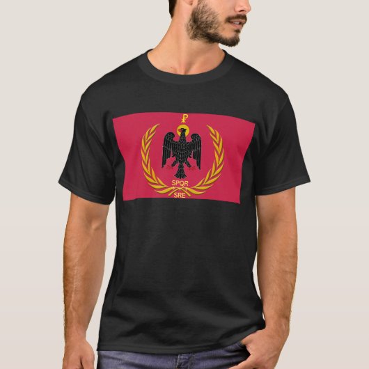 ☧+SPQR+SRE+ カミシア Tシャツ (正面)
