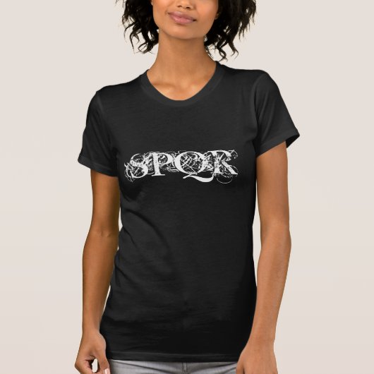 "SPQR Tシャツ"のレディース Tシャツ (正面)