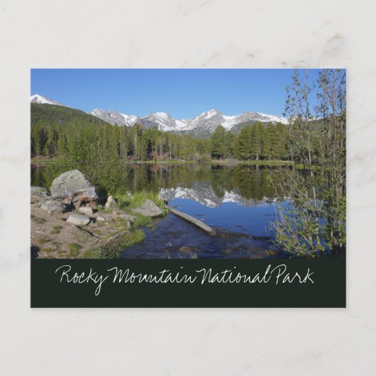 Sprague Lake II at Rocky Mountain National Park ポストカード (正面)