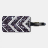 Spraklyシェブロンの荷物のラベル ラゲッジタグ (裏面横)