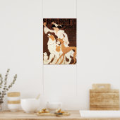 SPRATTのパテントドッグフードヴィンテージフランスのアールデコ ポスター (キッチン)