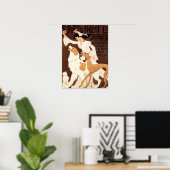 SPRATTのパテントドッグフードヴィンテージフランスのアールデコ ポスター (ホームオフィス)