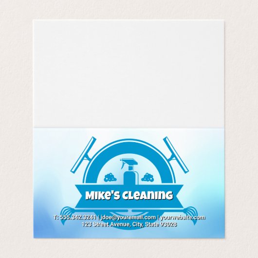 Spray Bottle | Squeegee 名刺 (外部フラット)