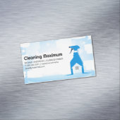 Spray Cleaning Bottle | Home Cleaner Services マグネット名刺 (インサイチュ)