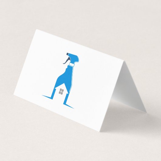 Spray Cleaning Bottle | Home Cleaner Services 名刺 (裏面)