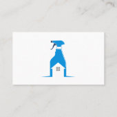 Spray Cleaning Bottle | Home Cleaner Services 名刺 (裏面)