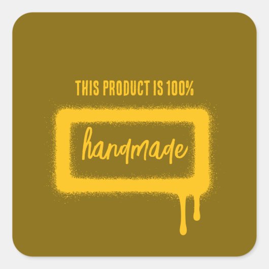 Spray Paint スクエアシール (正面)