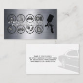 Spray Paint Gun | Auto Service Icons 名刺 (正面/裏面)