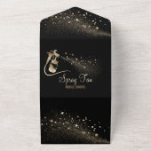 Spray Tanningサービスの価格 オールインワン招待状 (外側)