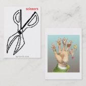 sprcards-scissorscard 名刺 (正面/裏面)