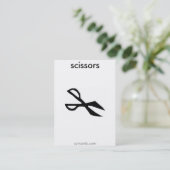 sprcards-scissorscard 名刺 (スタンド正面)