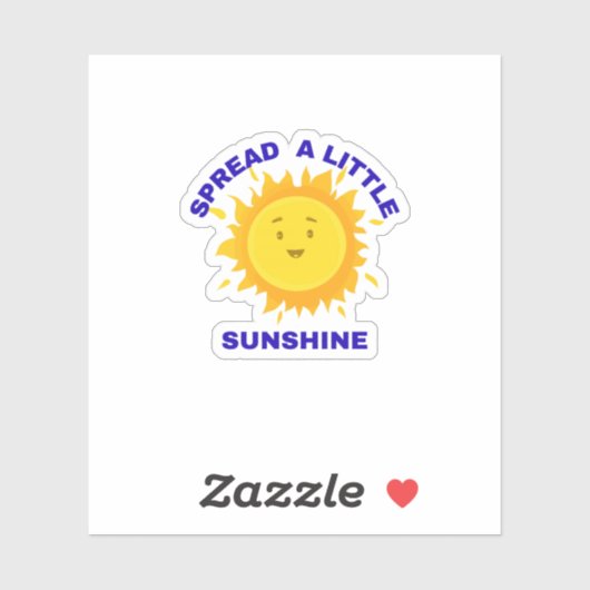 Spread a Little Sunshine Sticker シール (シート)
