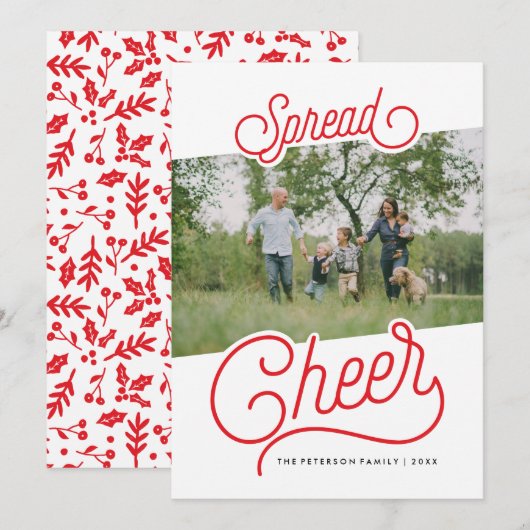 Spread Cheer シーズンカード (正面/裏面)