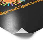 Spread Good Energy | ポジティブなレトロデザイン フォトプリント (角)