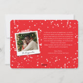 Spread Joyスクリプトクラシックタイポグラフィモダン写真 シーズンカード (裏面)