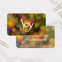 Spread Joy – メッセージカード