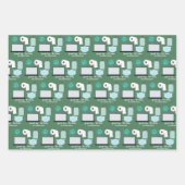 Spread Joy Not Germs 2020マスクウイルス紙 ラッピングペーパーシート (正面)